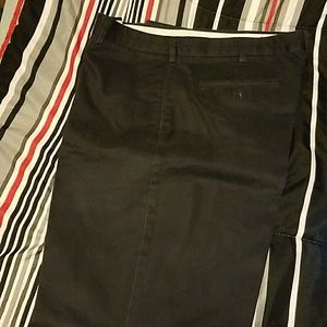 35x36 traditional fit men's navy blue Khaki paints