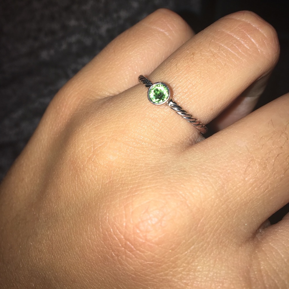 August birthstone Swarovski green