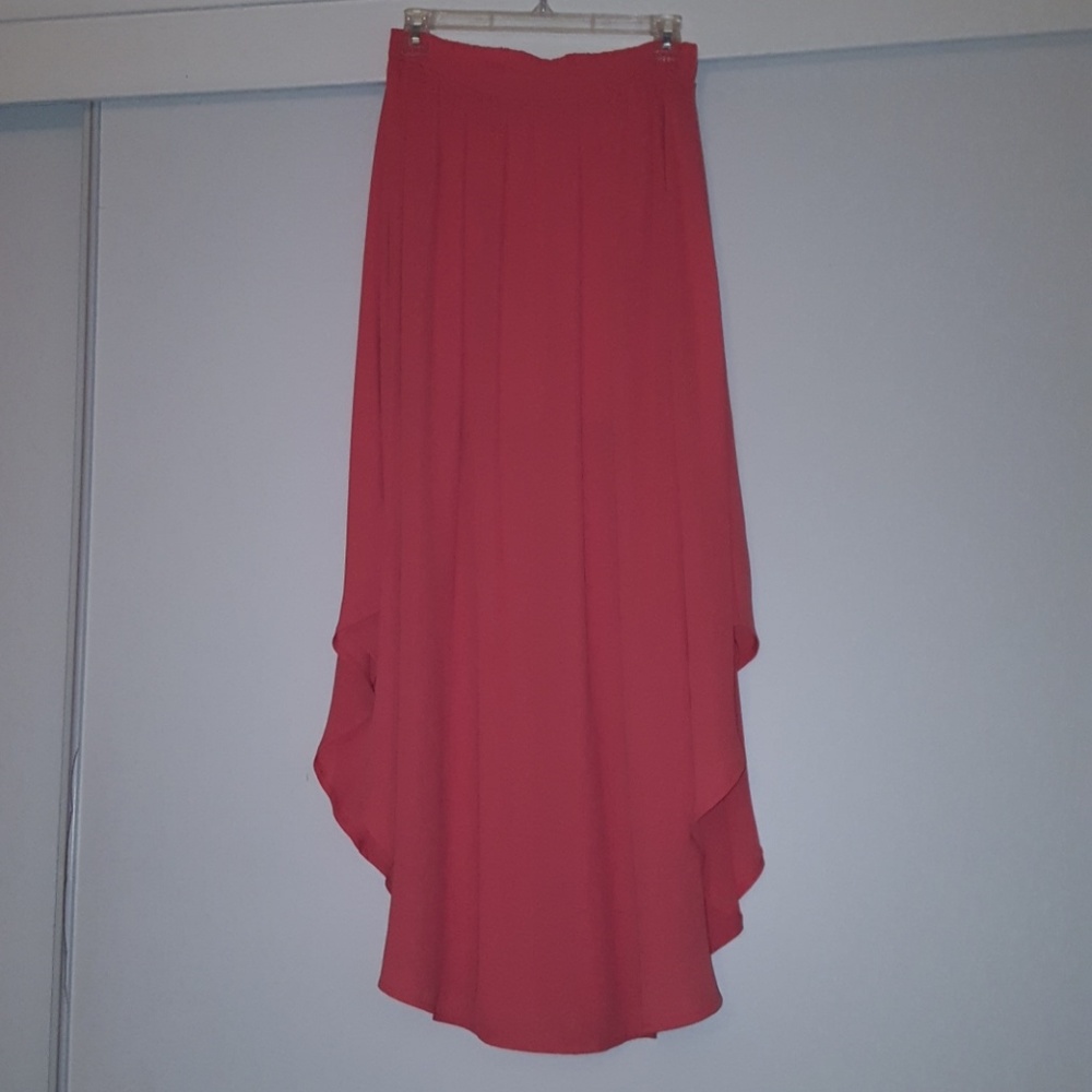 Coral Maxi Skirt
