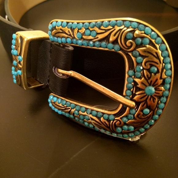 🎈New turquoise embellishment belt buckle - Picture 3 of 6
