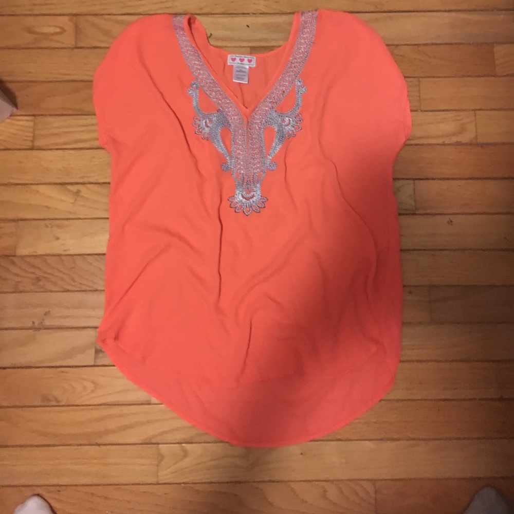 Three Pink Hearts dressy T-shirt