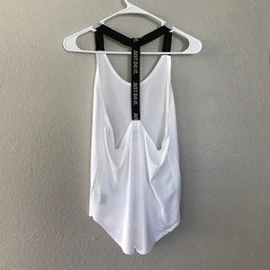 Nike white just do it tank NWOT