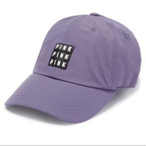 Pink Victoria’s Secret hat