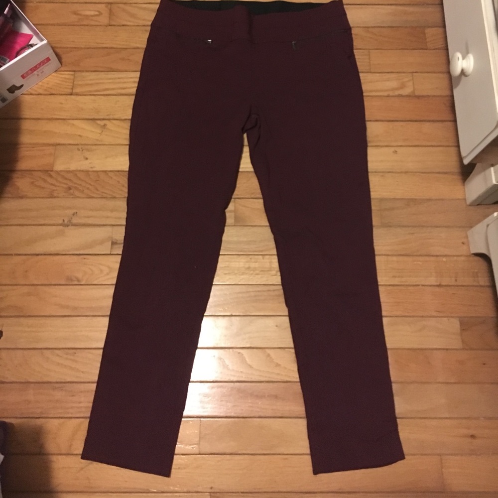 Candies skinny burgundy pants