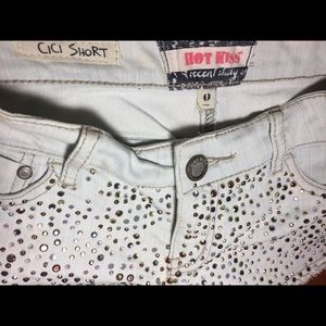 Bedazzled Denim Shorts