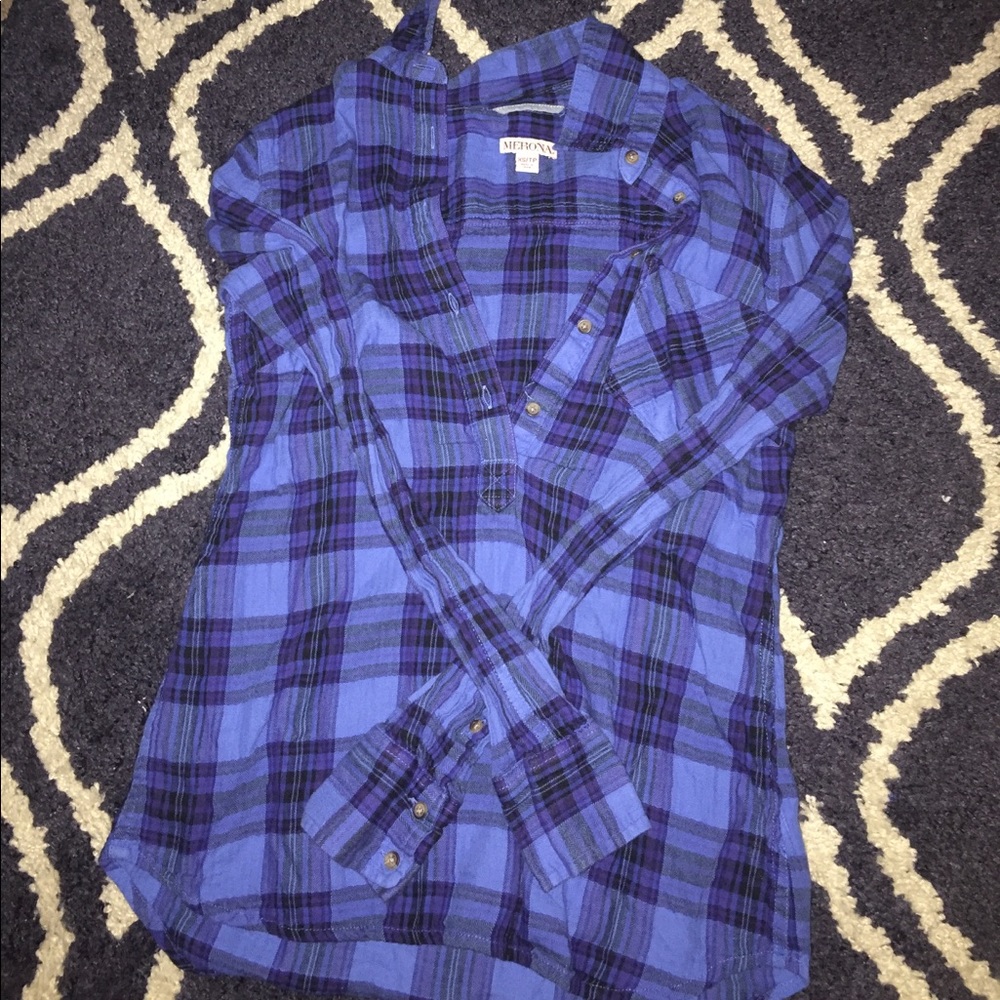 Plaid long sleeve