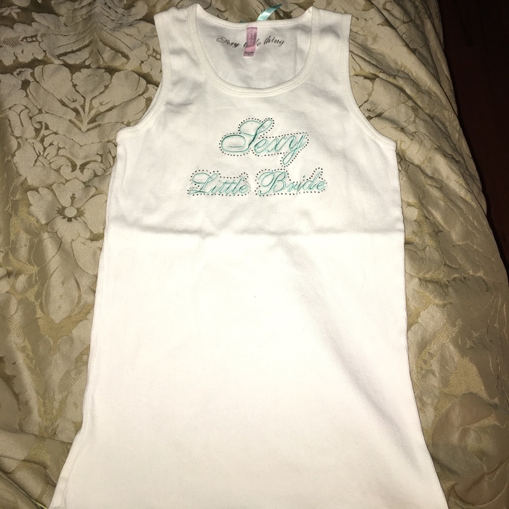 Sexy Little Bride Tank Top Large Victoria’s Secret