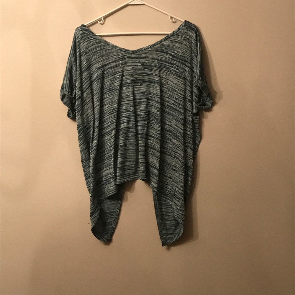 Open Back Top in Teal