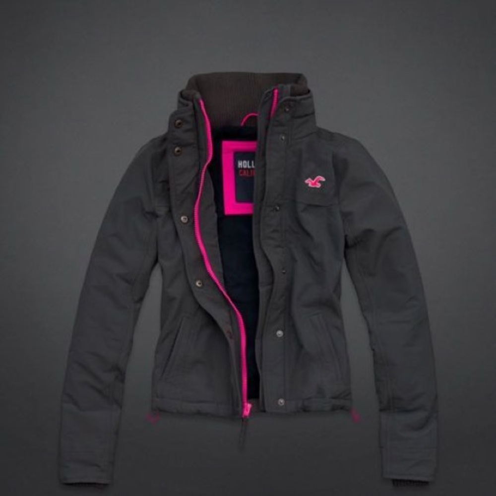 Sale! EUC navy Hollister jacket