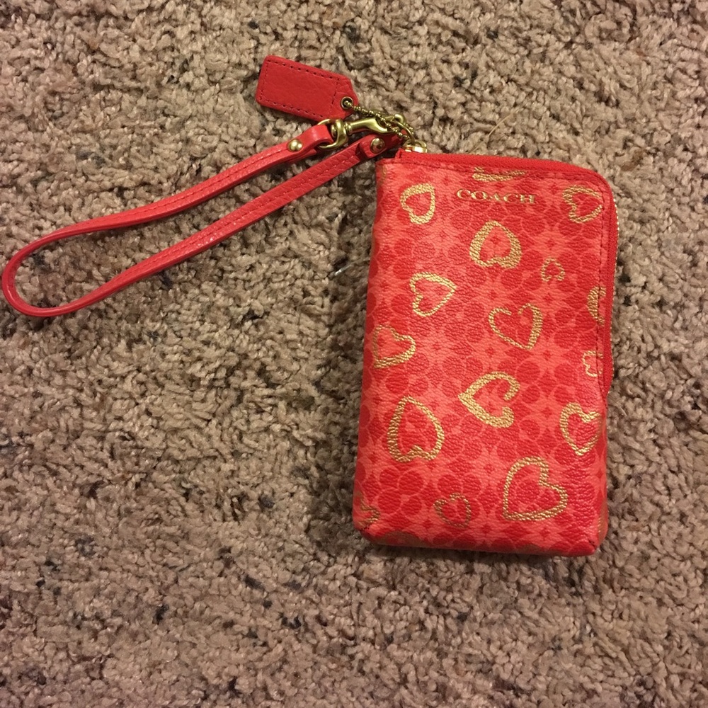 Coach little wristlet/wallet