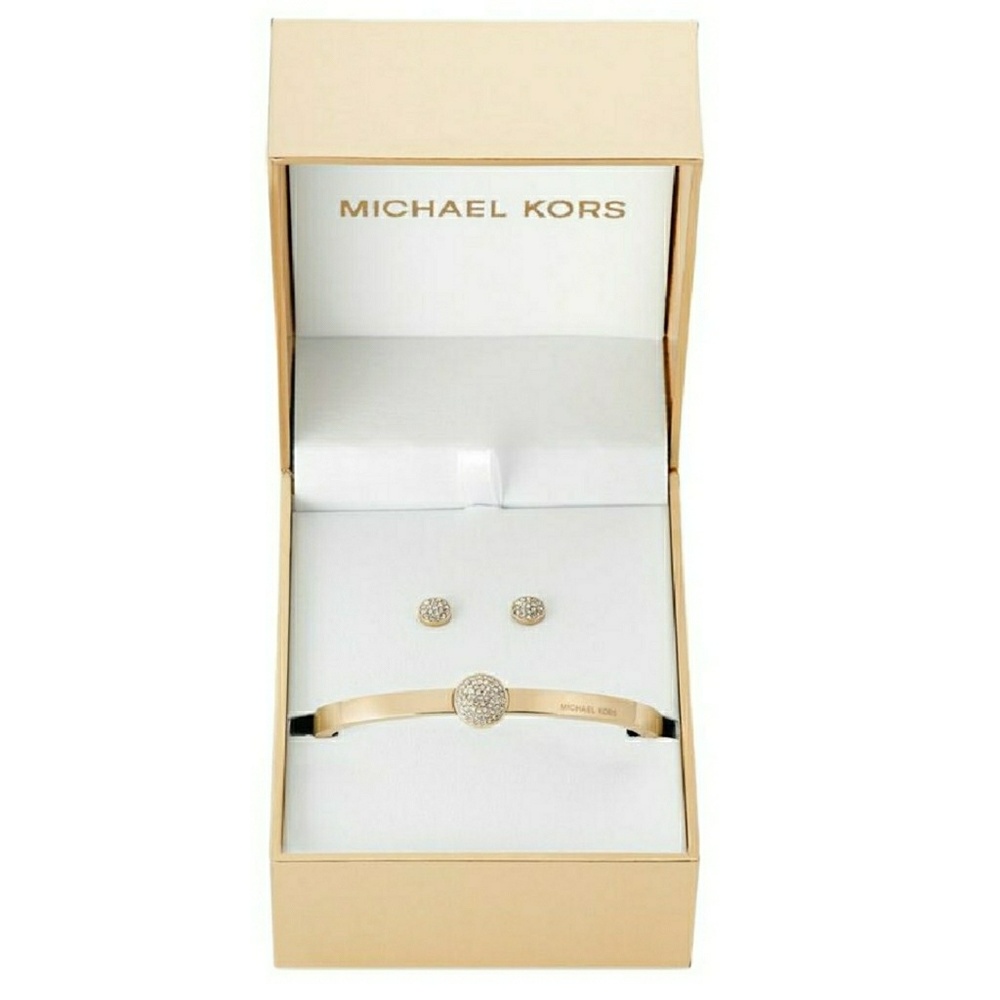 Michael Kors pave bangle set