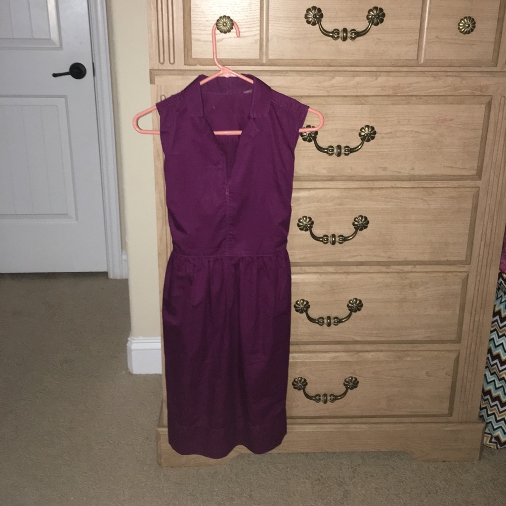 A purple dress
