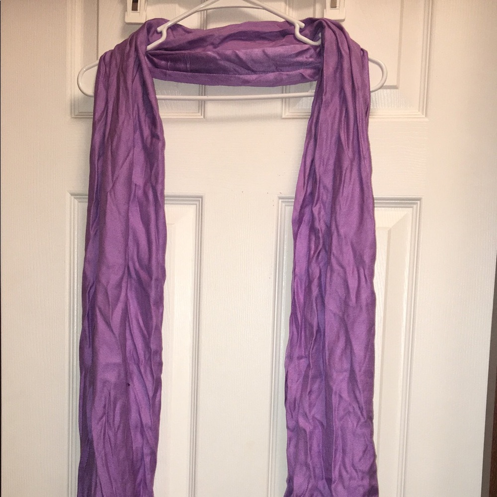 Purple scarf
