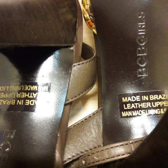 BCBGirls size 8, woven heels - Picture 6 of 7