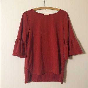 Nordstrom bell sleeve shirt