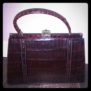 Bellestone Alligator Handbag - Vintage!