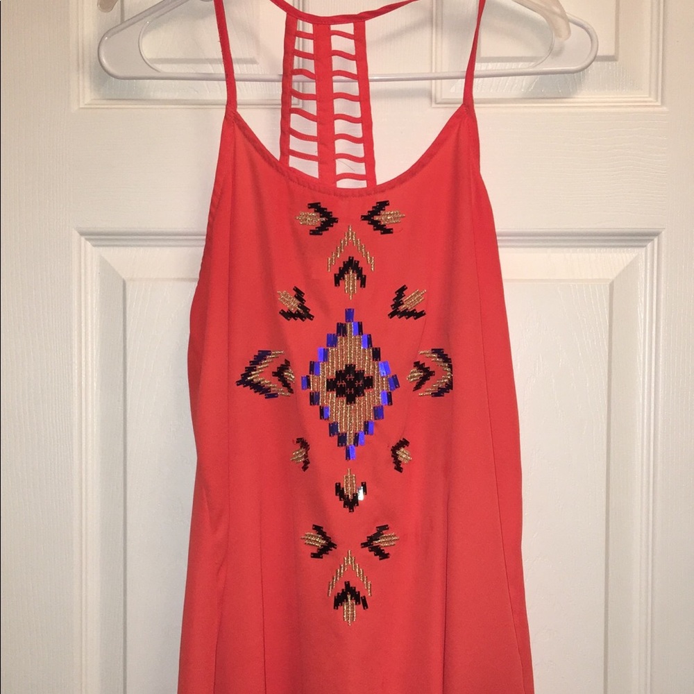 Dressy boutique tank top