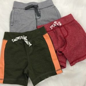 Gymboree lot of three boys shorts size 6-12 month