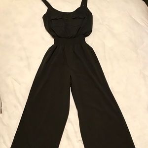 Black one piece jumpsuit