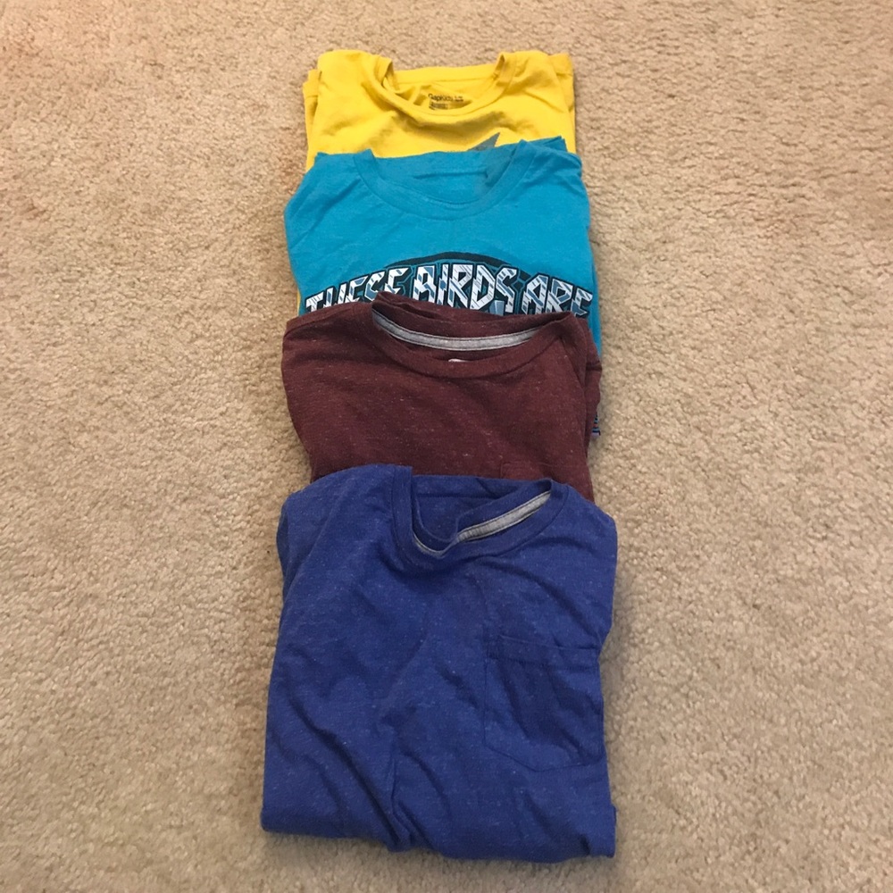 Boys long sleeve shirts.