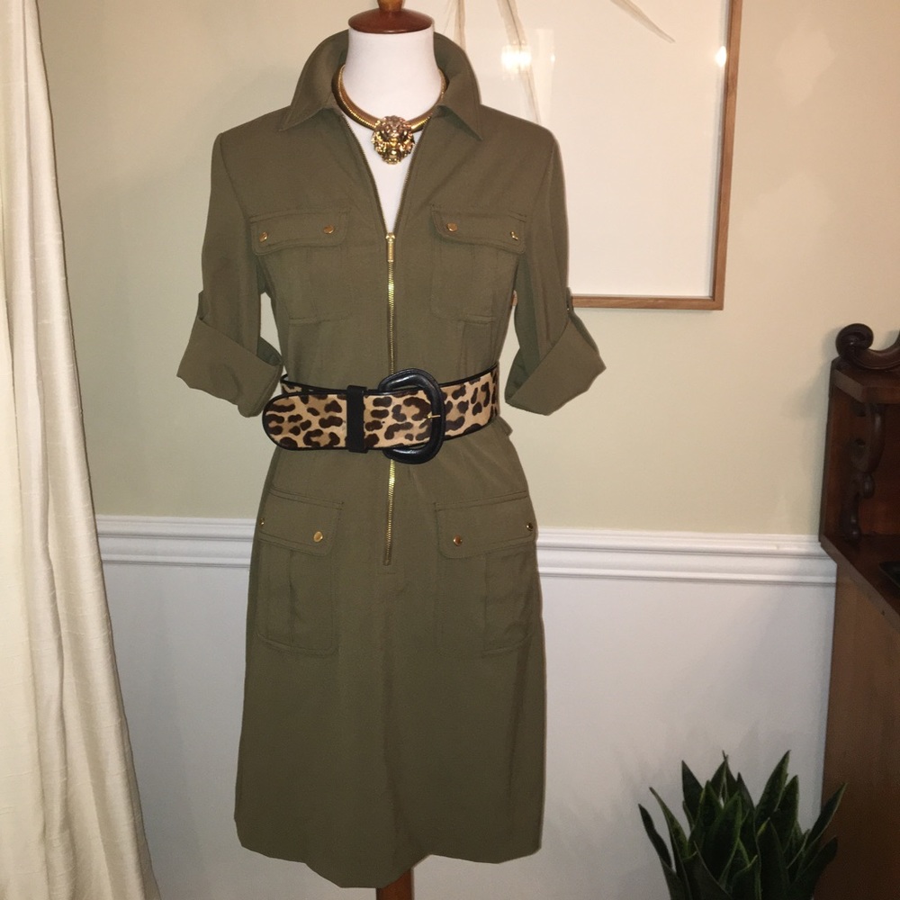 Michael Kors Army/ Olive Green Dress - Small