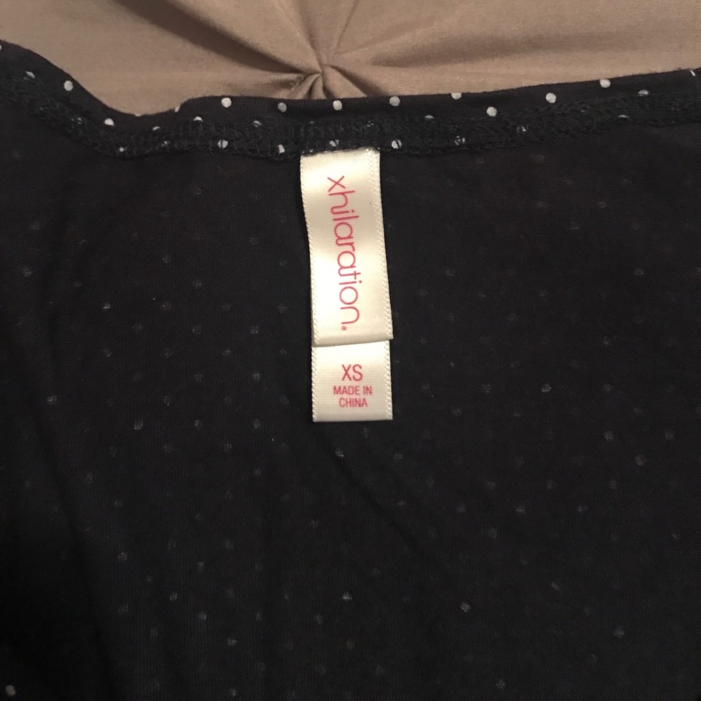 Xhilaration polka dot babydoll T-shirt - Picture 2 of 3