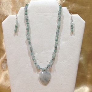 Necklace and earrings set