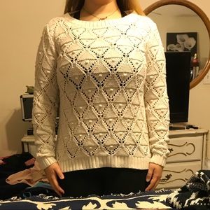 Cream sweater