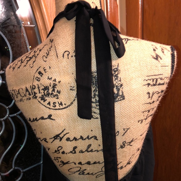 HALTER DRESS HOLIDAY PARTY EVENING GOWN SZ 16 - Picture 7 of 8