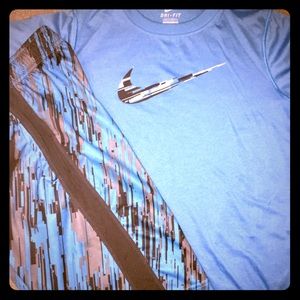 Youth M Nike Dri-Fit T-Shirt and Shorts. Like New