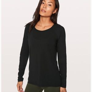 Lululemon long sleeve black shirt size 8