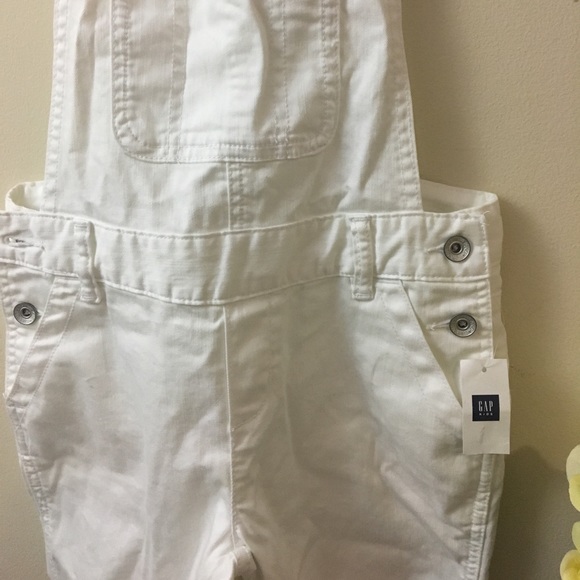 Gap White Jean Overalls - Picture 2 of 4