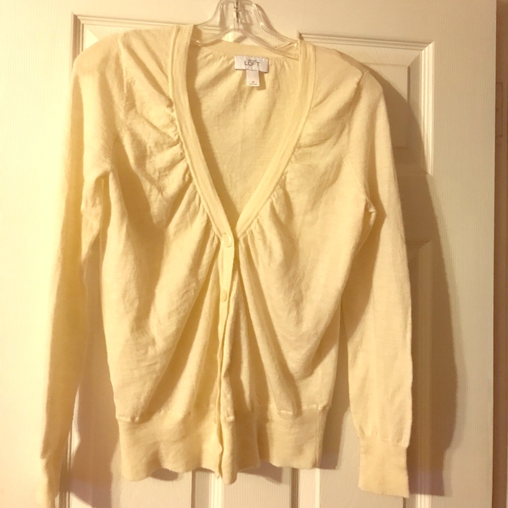 Cream cardigan