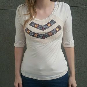 Buckle beaded top