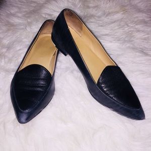 Everlane Modern Point Black Italian Leather Loafer