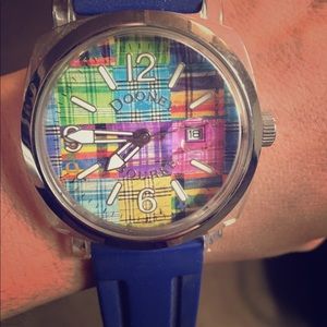 Dooney & Bourke muti-colored watch