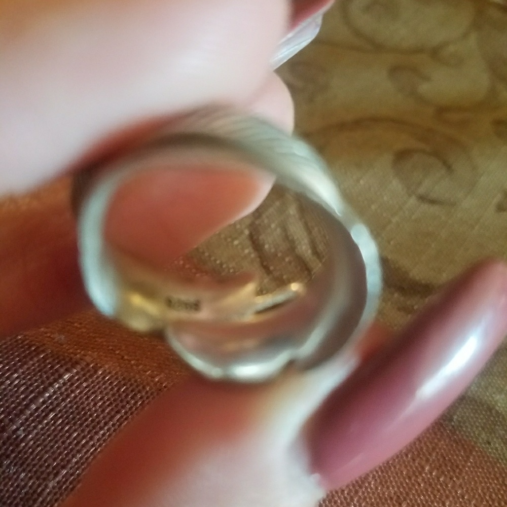 Leaf silver ring - Picture 3 of 3