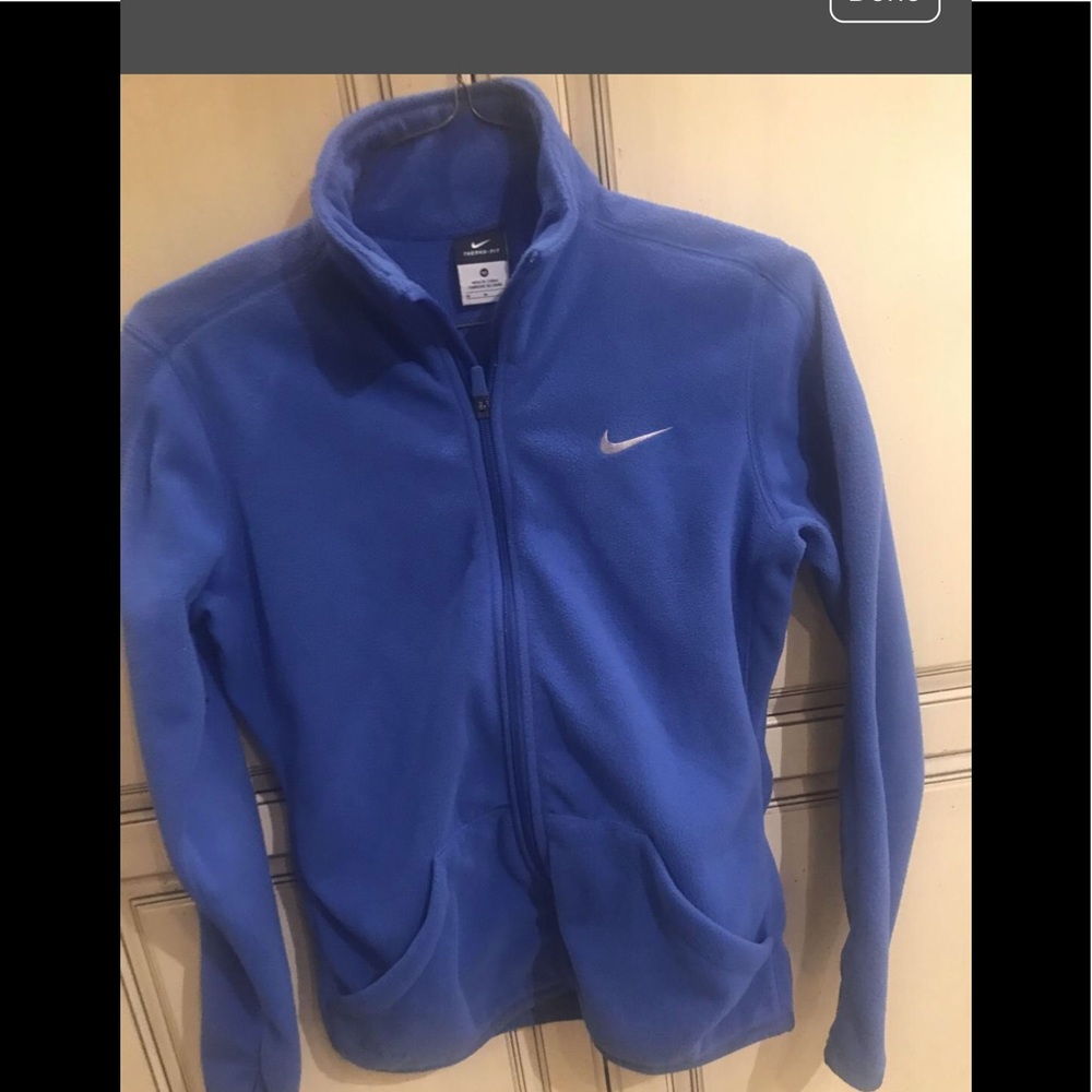 Nike stretch fleece zip up jacket  Sm / med l@@k!