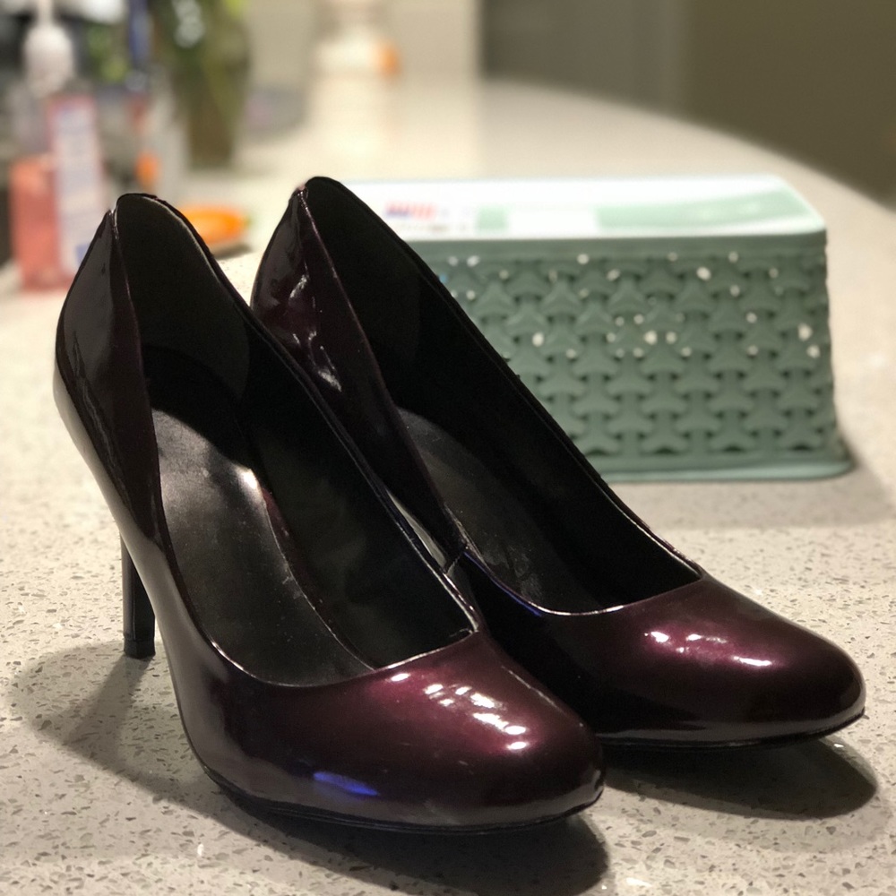 Nine West Plum Pumps