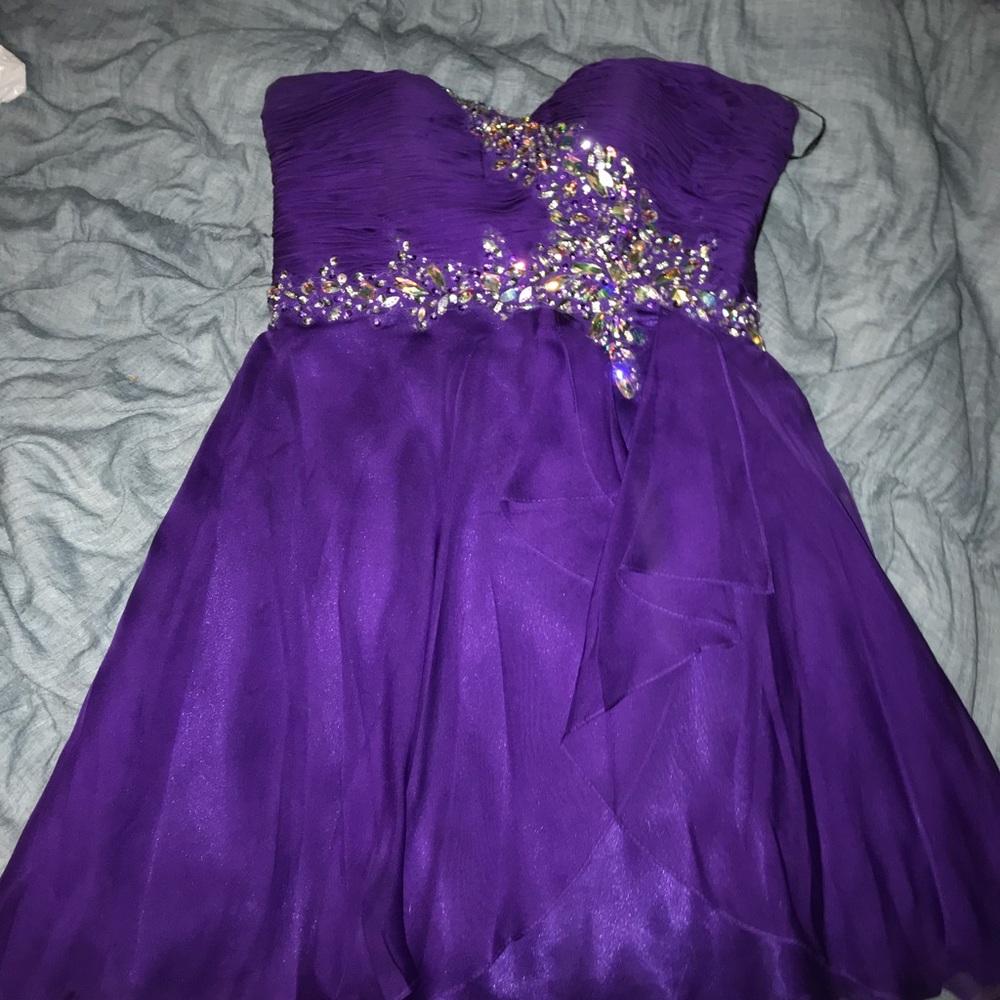Purple Homecoming Dress