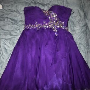 Purple Homecoming Dress