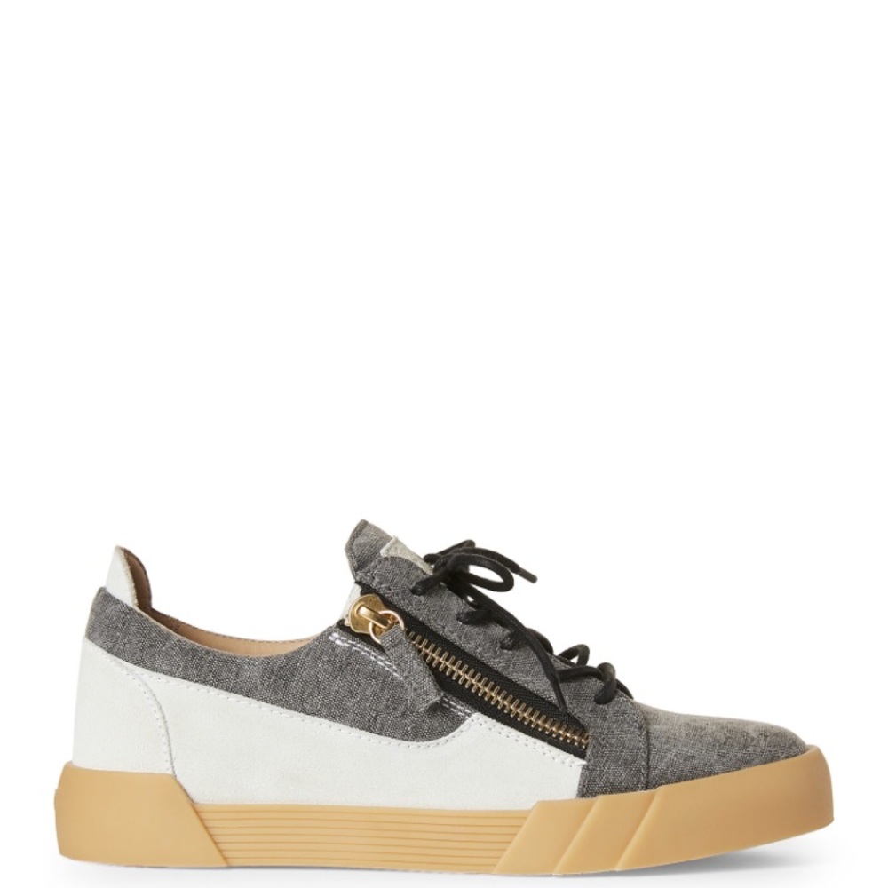 Sold! Giuseppe Zanotti Denim & Suede Double-Zip - Picture 6 of 8