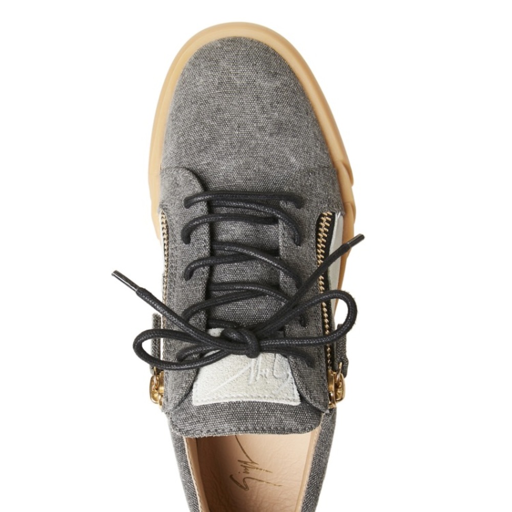 Sold! Giuseppe Zanotti Denim & Suede Double-Zip - Picture 8 of 8
