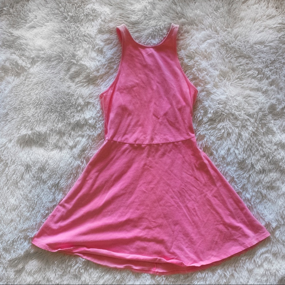 American Eagle Pink Skater Dress XS