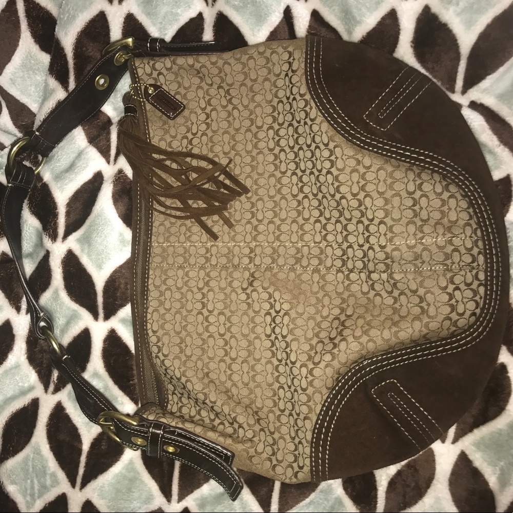 Coach leather bag