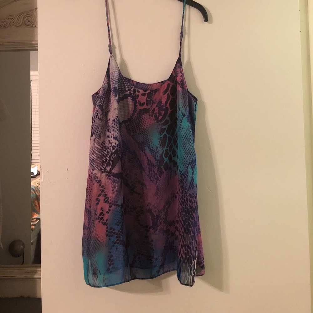 MuMu semi sheer tank