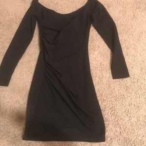 Black foreign exchange dress