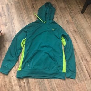 Green Nike Hoody Thermal Fit