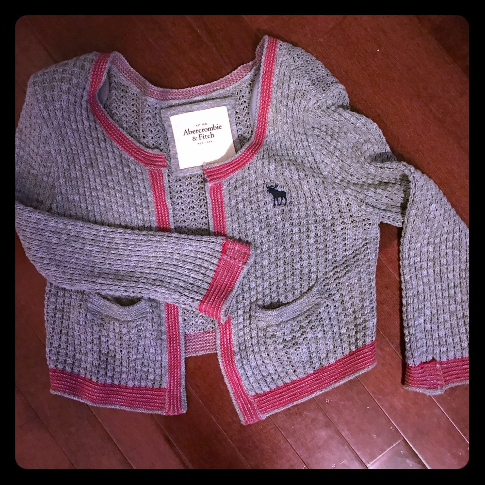 Abercrombie grey cardigan
