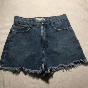 AMERICAN APPAREL HIGH WAISTED SHORTS 25